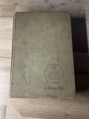 Webster's Seventh New Collegiate Dictionary by Merriam-Webster (Hardcover, 1963)