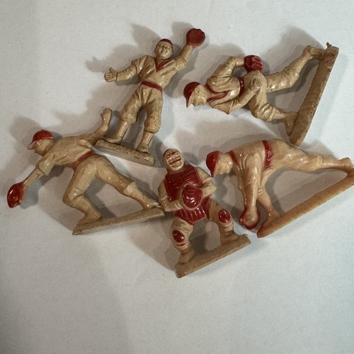 38 antiche figurine vintage plastica miniatura calcio plastica 2,25" Hong Kong - Foto 13 di 16