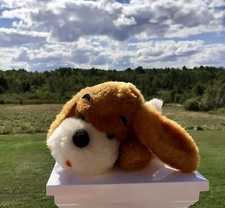 Vintage California Stuffed Toys Small Dog Puppy Plush 6" Stuffed Animal