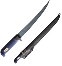 Marttiini Martef Kitchen Knife 9" Stainless Steel Fillet Blade Rubber Handle