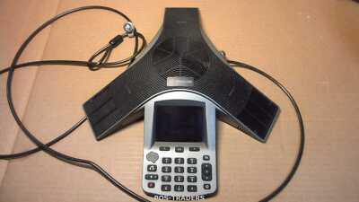 Polycom CX3000 HD Voice MS Lync IP VOIP Conference Phone 2201-15810-001 KEY LOCK