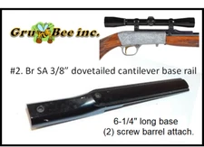 3/8" dovetail grooved cantilever barrel mount scope base for Browning SA-22