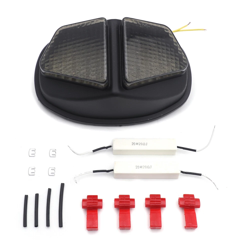 Smoke LED Tail Light Brake Light Turn Signal For 04-05 Triumph Daytona 600/650 — 第 3/4 张图片