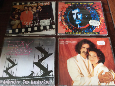 Frank Zappa  [4 CD Maxis] Valley Girl Stairway To Heaven Bobby Brown Don't Wanna