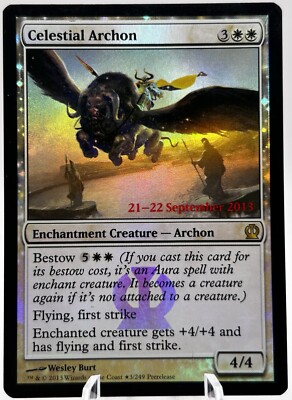 Celestial Archon 3/249 Foil Prerelease Promo Theros MTG LP
