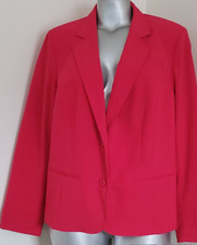 LANE BRYANT SINGLE BREASTED JACKET BLAZER Size 24 Lined Long Sleeve fake Pockets