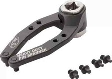 Motion Pro 08-0673 Heavy Duty Pin Spanner Wrench 3/8" Square Drive Black, Oxide