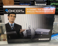 Samson Concert 88 Headset 16-Channel True Diversity UHF Wireless System