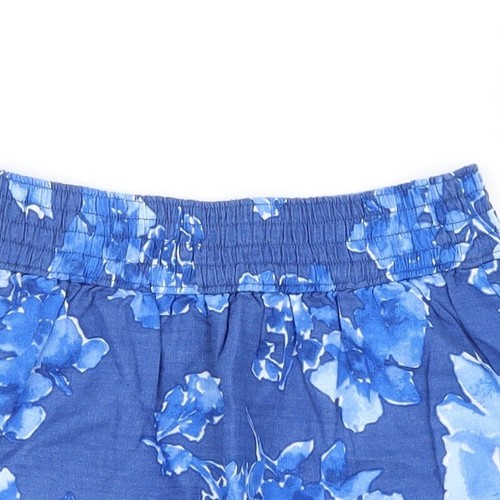 Hollister Womens Blue Cotton Blend Skirt Size XS - Picture 4 of 12