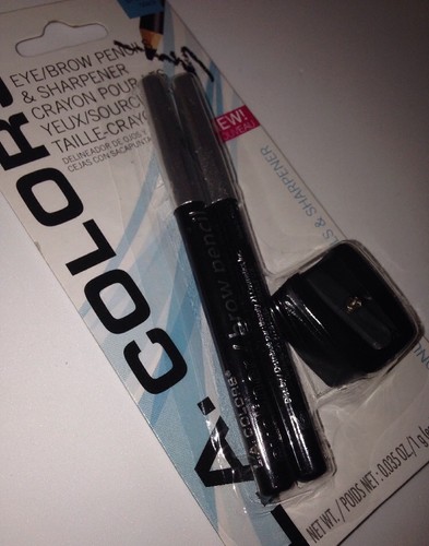 BN L.A. Juego dúo de lápices delineadores de ojos/cejas de 2 colores y afilador BPN451 en *NEGRO* - Imagen 6 de 7