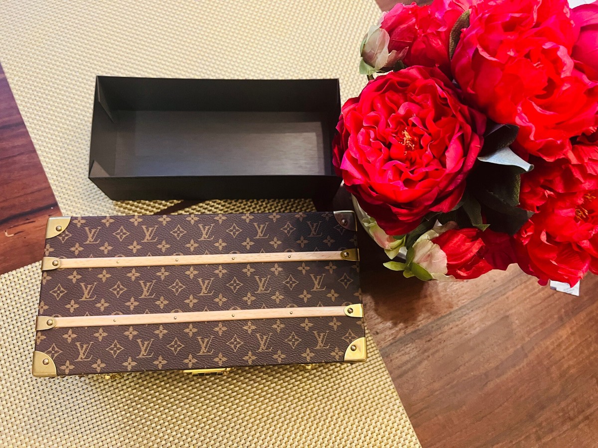 Louis Vuitton Malle Fleur Flower Trunk Monogram Decor Gift New