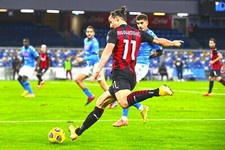 Zlatan Ibrahimovic Ac Milan 8x10 unsigned photo