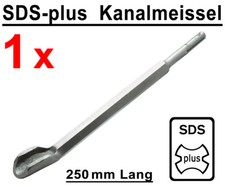 SDS-plus Kanalmeißel 23mm x 250mm Meißel Stemmmeißel für Bohrhammer Stemmhammer