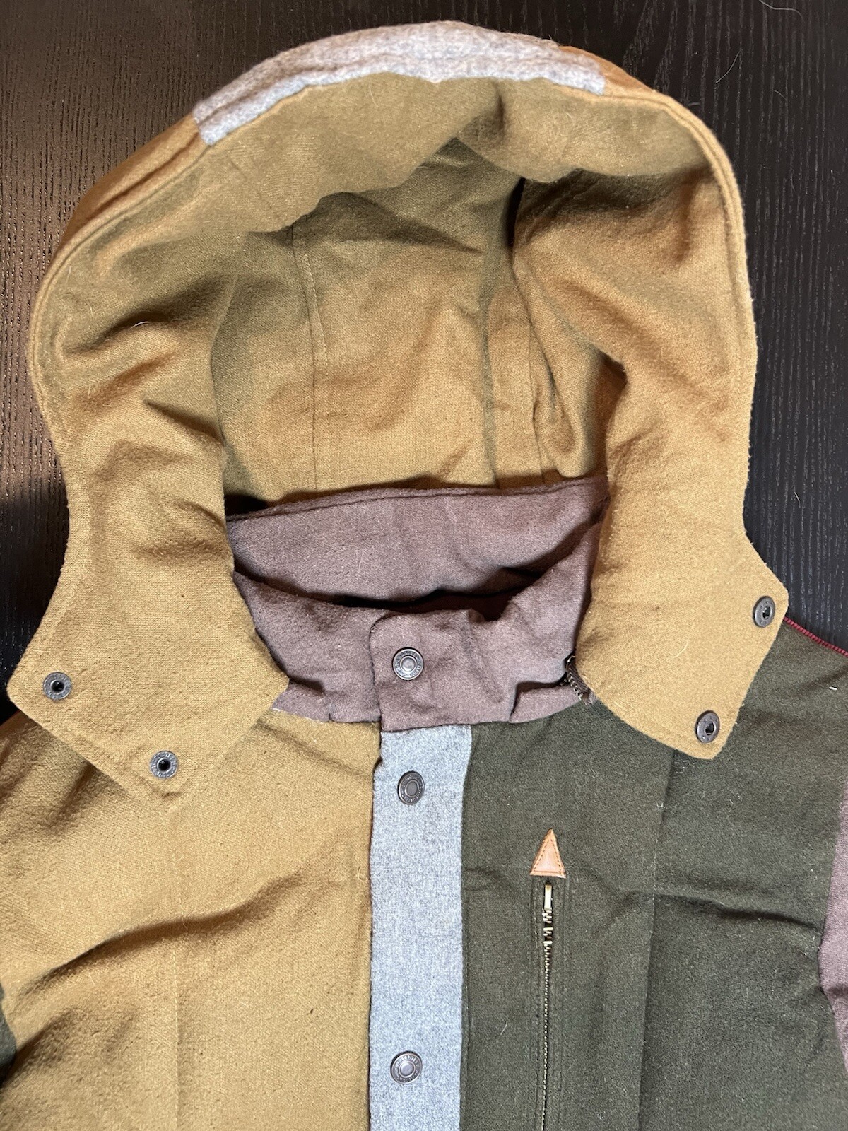 Corisco Wool Corduroy Patchwork Jacket Vintage Ja… - image 5