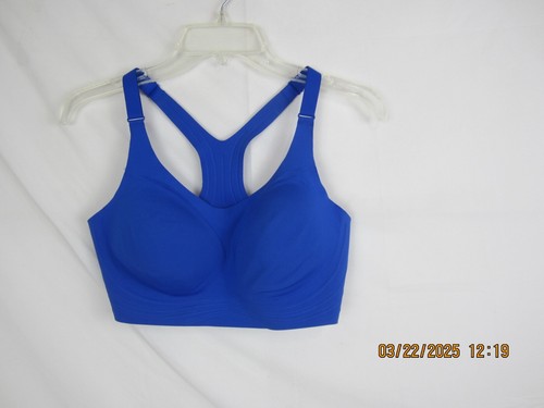 All in Motion Women's Sculpt High Support Embossed Sports Bra Blue M - Picture 11 of 15