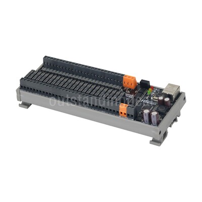 SHT-48ED PLC IO Module For Modbus RS485/RTU/TCP 48-Way Relay Lifespan 20M Times#