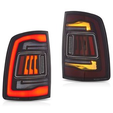 Vland Red Clear Tail Lights For 2009-2018 Dodge Ram 1500 2500 3500 Wsequential Vland Red Clear Tail Lights For 2009-2018 Dodge Ram 1500 2500 3500 Wsequential