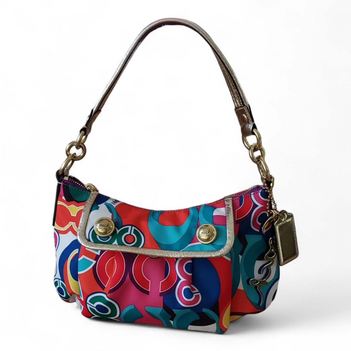 バッグ COACH Vintage Poppy Shoulder Bag 2Way Coach Poppy Shoulder Bag