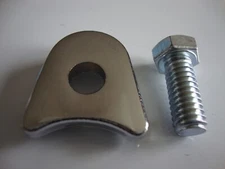 Ford Chrome Steel Distributor Clamp  Hold Down 260 289 302 351W 351C 400 429 460