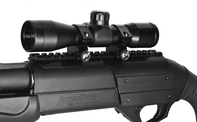 hunting scope with base for Benelli super nova 12 gauge pump home defense tactic