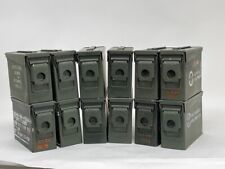 30 Cal Metal Ammo Can Military Steel Box Ammo Storage - Used - 24 Pack