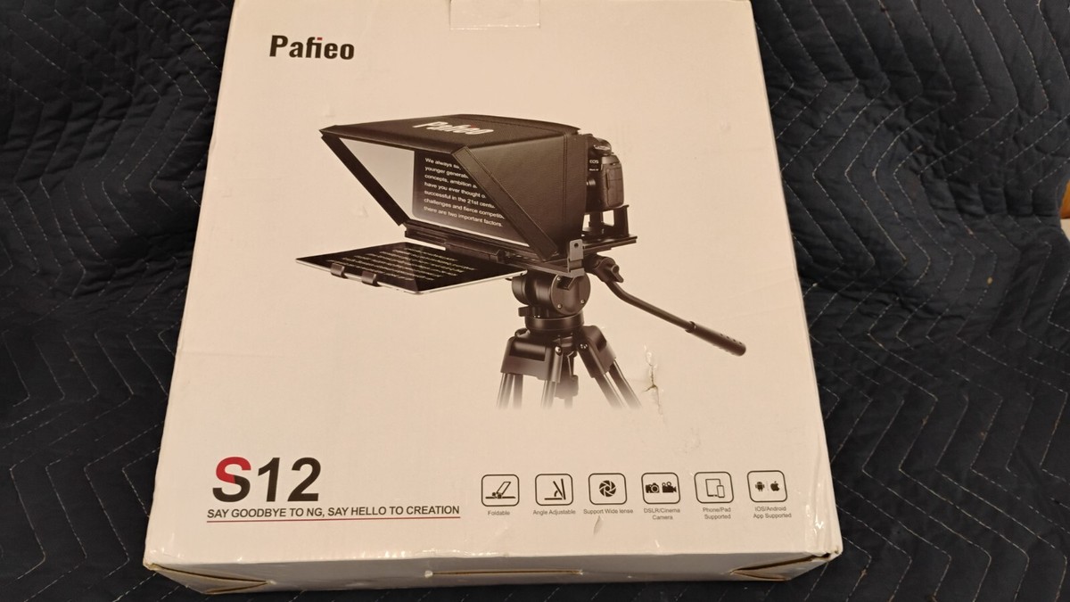 未使用 プロンプター Pafieo S12 プロンプター 動画 カメラ撮影 Amazon