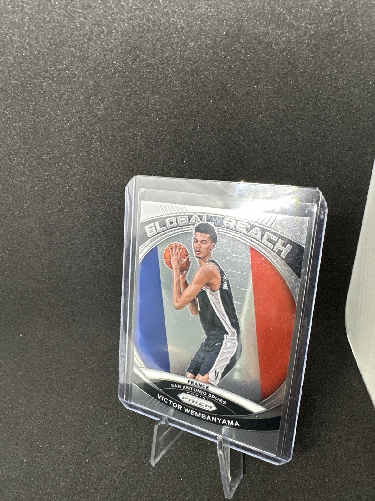 2023-24 Panini Prizm Victor Wembanyama #2 RC Rookie Global Reach Silver Spurs 🔥