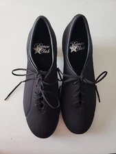 Dance Club Neoprene Heeled Shoes Size 6 (see measurements)