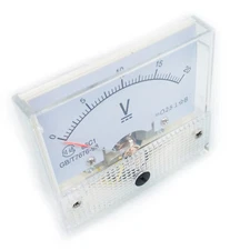 US Stock Analog Panel Volt Voltage Meter Voltmeter Gauge 85C1 0-20V DC