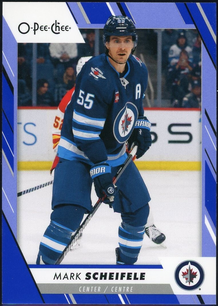 Mark Scheifele 2023-24 O-Pee-Chee Blue Border #94 Winnipeg Jets