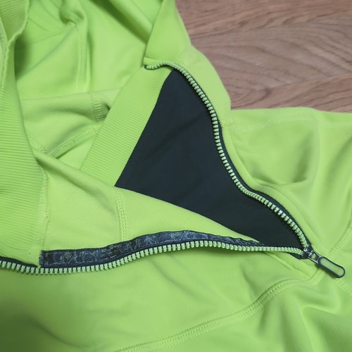 LULULEMON Full Zip Neon Long Sleeve Hoodie Size 6 A030524 HTF - Picture 3 of 15