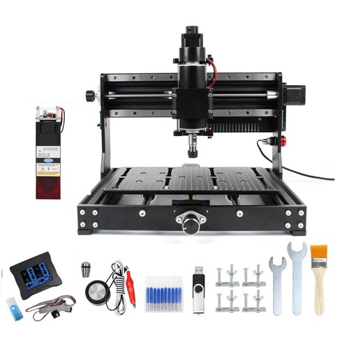 『DE』 3020 PLUS 500W DIY CNC Fräsmaschine Metall Edelstahl Laser Graviermaschine - Bild 40 von 48
