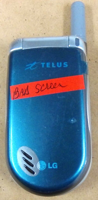 LG 3200 / LG3200 - Gray and Silver ( Telus ) Very Rare CDMA Flip