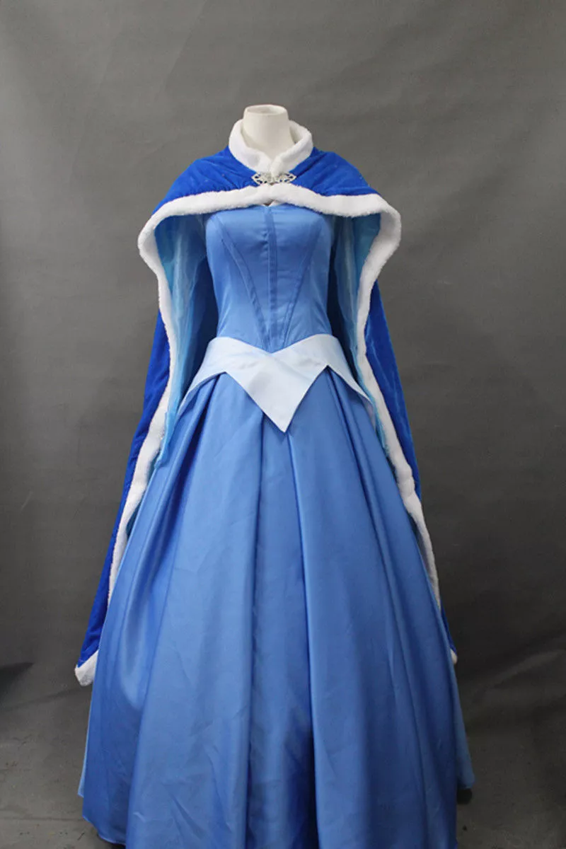 sleeping beauty blue dress