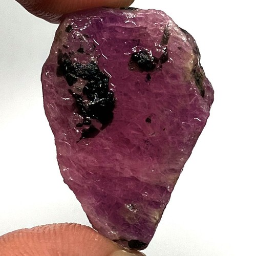 56,73 Ct - Naturale 100% Non Riscaldato Bellissimo Rubino Rosso Grezzo Mozambico - Foto 5 di 5