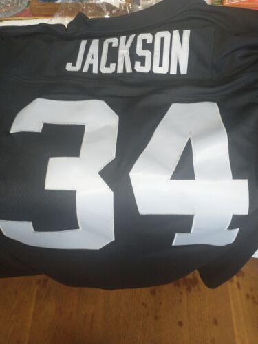 Mitchell & Ness Los Angeles Raiders Bo Jackson #34 Black 1990 Authentic Jersey L - Picture 1 of 6
