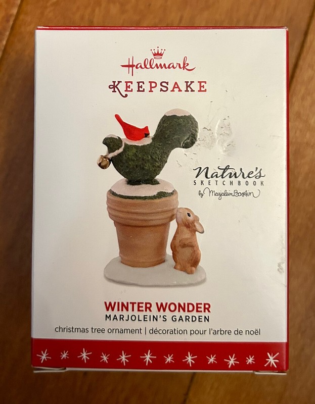 2016 Hallmark Keepsake Ornament Winter Wonder Marjolein’s Garden Pre-owned