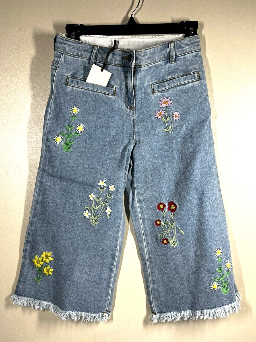 Stella McCartney Kids TROUSERS PRINTED STARS GIRL - Slim fit jeans -  blue/white/blue denim - Zalando.de