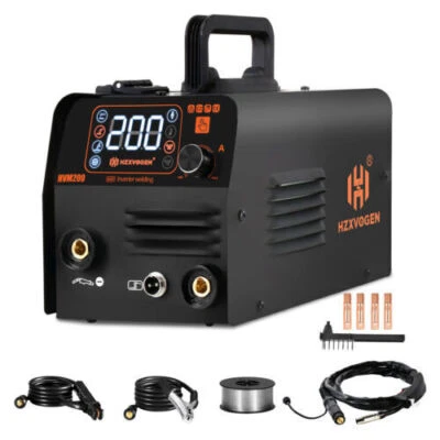 HZXVOGEN 3 in 1 Fülldraht Schweißgerät 200A Inverter Schweißgerät ohne Schutzgas - Bild 1 von 4