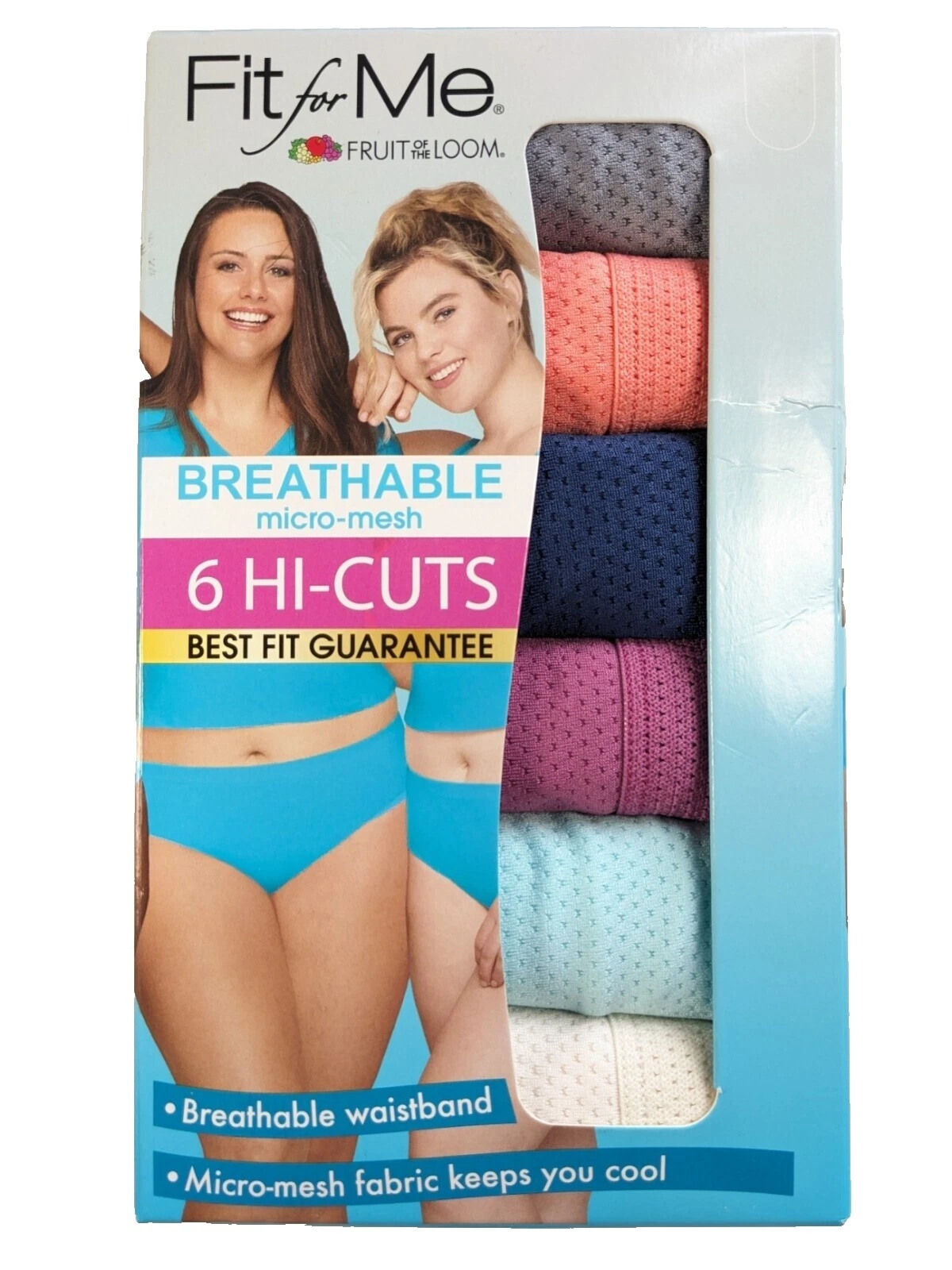 Fruit of the Loom Solid 100% Cotton Panties for Women