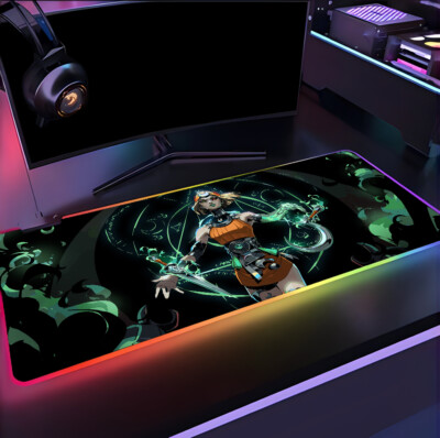 Hades 2 RGB XXL Mousepad:  Zagreus, Thanatos, Nyx, Charon Desk mat