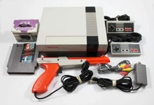 NES Nintendo System Console - Super Mario Bros/ Duck Hunt, New 72 Pin, Zapper
