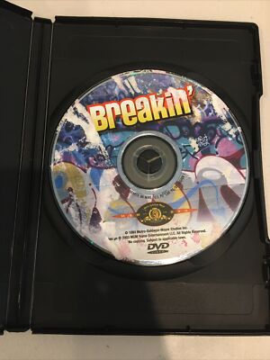 Breakin 1984 Classic Breakdance Break Street '84 DVD 2003 Breakdancing Disk Only