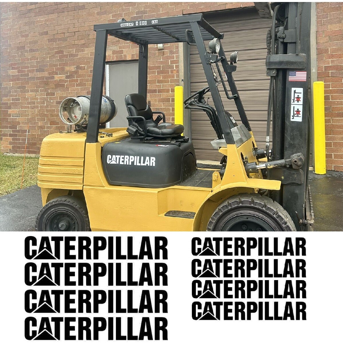 Caterpillar Equipment Machinery CAT Logo RED 76x46mm Caterpillar Equipment Machinery CAT Logo RED 76x46mm