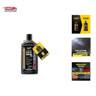 Meguiar s Mirror Glaze M105 Ultra-Cut Compound, Car Rubbing Compound for Remo...