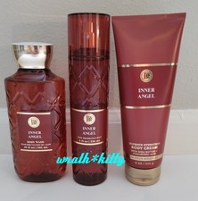 INNER ANGEL Bath  Body Works Fragrance Mist Shower Body Wash Cream 3 Piece SET