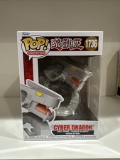 Funko POP! Animation  Yu-Gi-Oh! S3 Vinyl Figure - CYBER DRAGON #1736 W Protector
