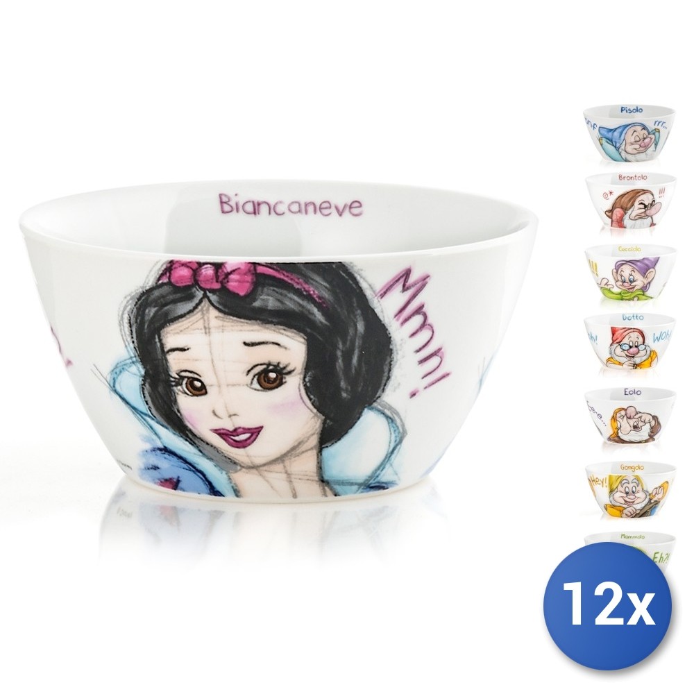 12X Assorted Nani Sketch Porcelain Fantasy Bolos, Diamond