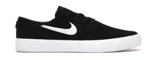 Mens Nike Sb Zoom Stefan Janoski Canvas RM Black White AR7718-001 size 11.5