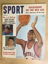 Sport April 1964 Oscar Robertson Sports Magazine B3314